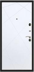 Дверь Тип 8906 Б МГ (Черная фурнитура) - МДФ венге/МДФ