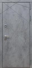 Дверь Тип 8938 МГ - МДФ Бетон темный/МДФ