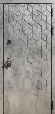 Дверь Тип 8965 А МГ - МДФ бетон темный/МДФ